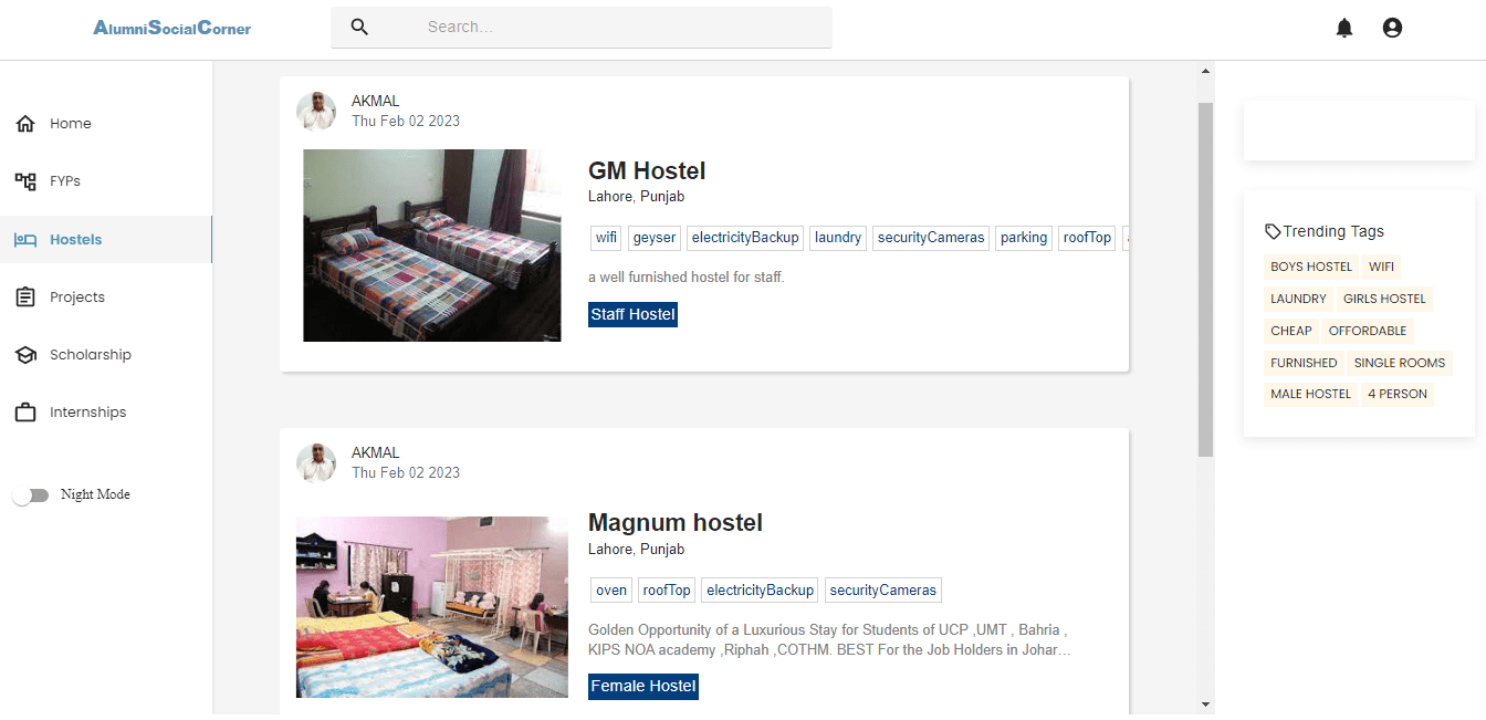 Alumni Social Corner screenshot 3
