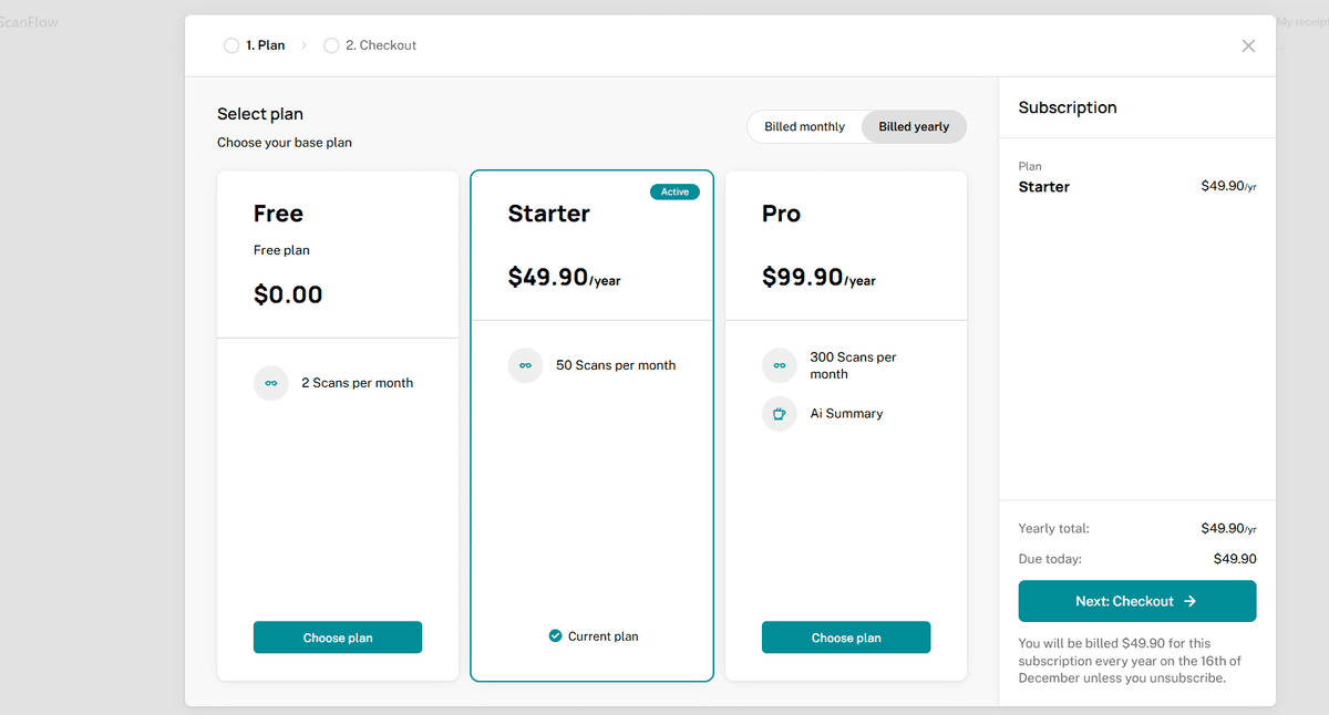 ScanFlow - AI-Powered Receipt Scanning screenshot 4