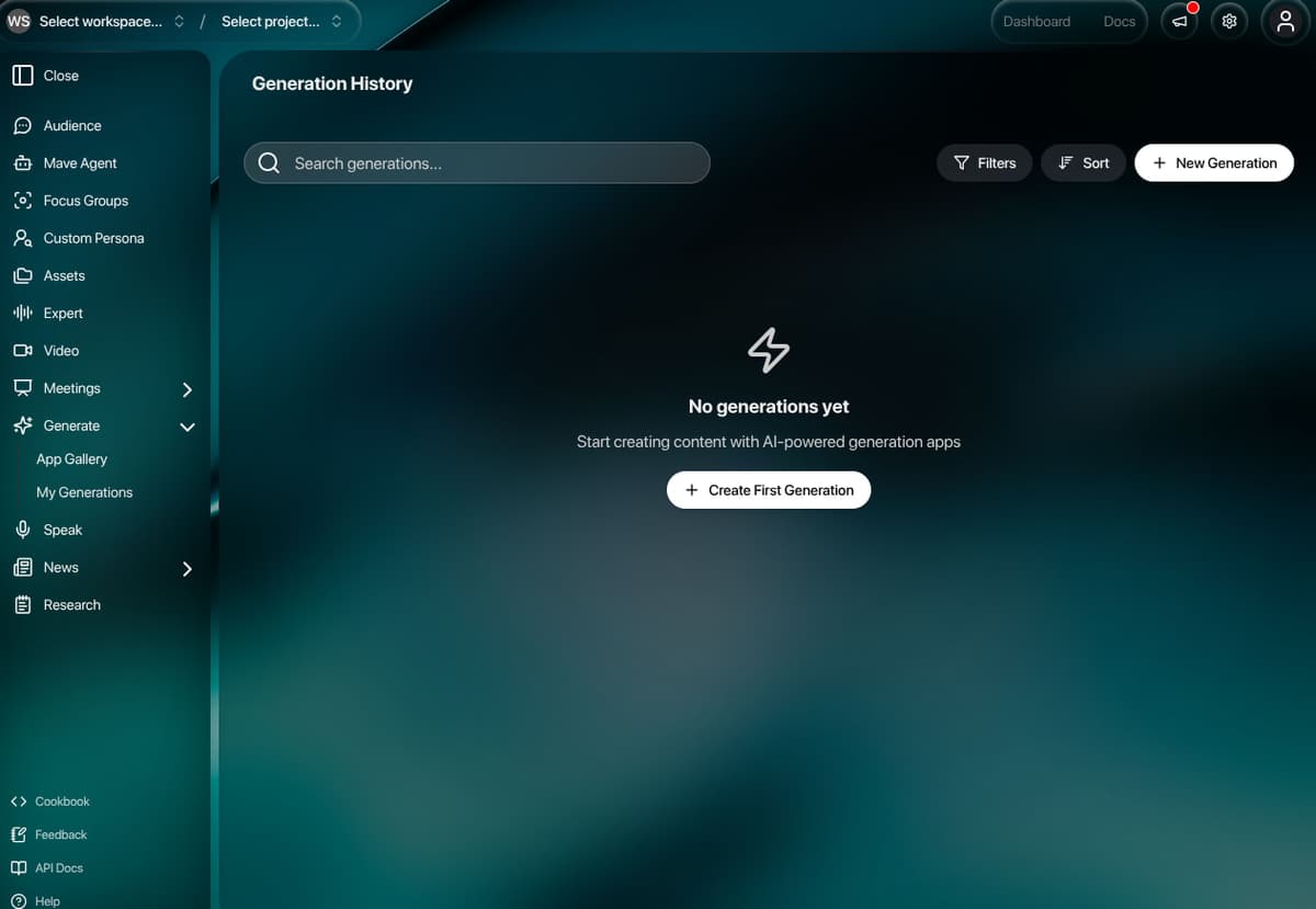 Mavera Platform screenshot 2