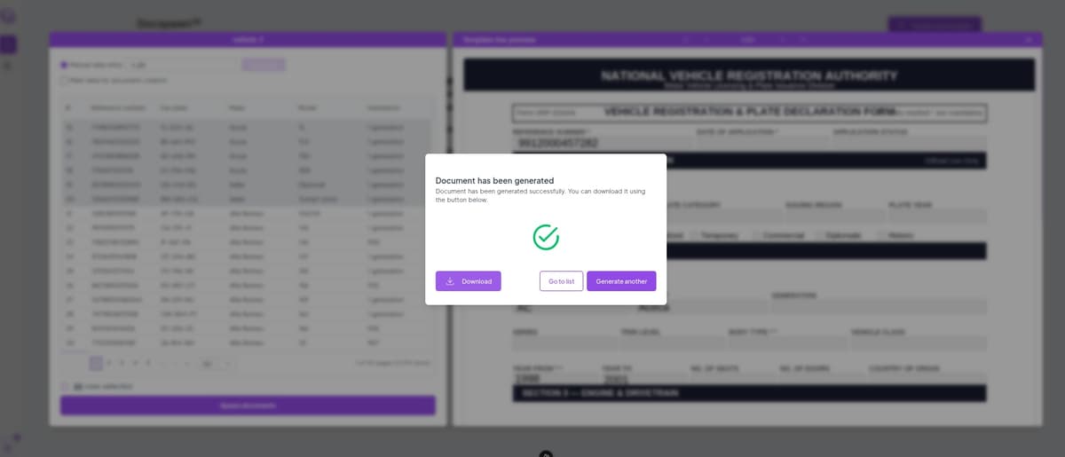 Document Automation & Data Processing SaaS screenshot 3