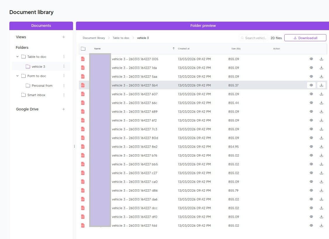 Document Automation & Data Processing SaaS screenshot 4