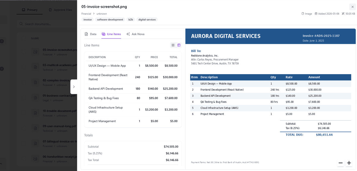 AI Document Intelligence Platform screenshot 1